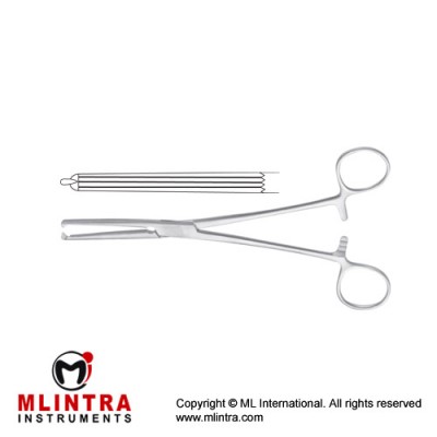 Gwilliam Hysterectomy Forcep Straight Stainless Steel, 20 cm - 8"